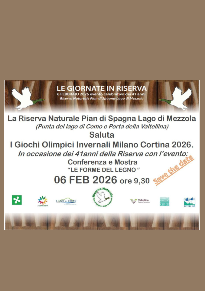 Immagine Evento Le giornate in riserva | Calendario Valtellinese