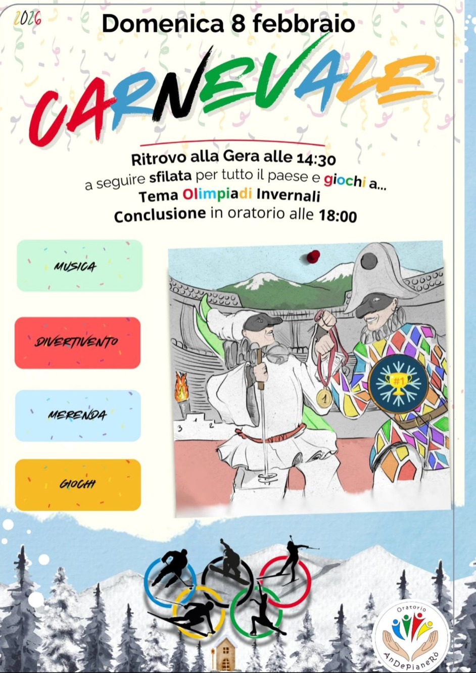 Immagine Evento Carnevale a Delebio | Calendario Valtellinese