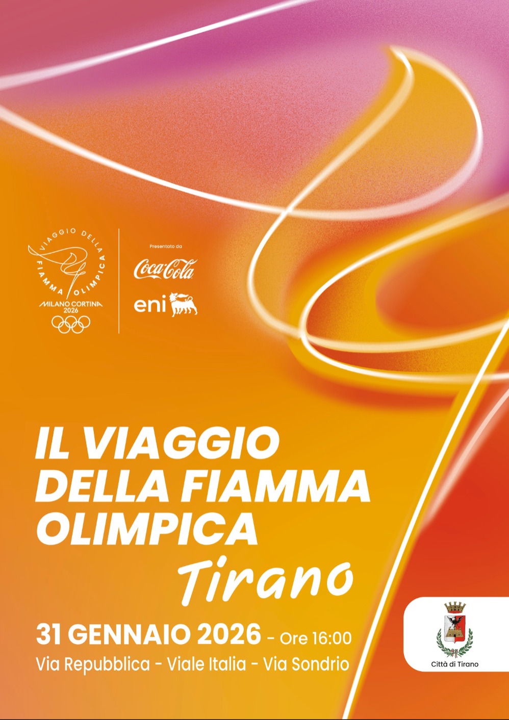 Immagine Evento Il viaggio della fiamma olimpica - Tirano | Calendario Valtellinese