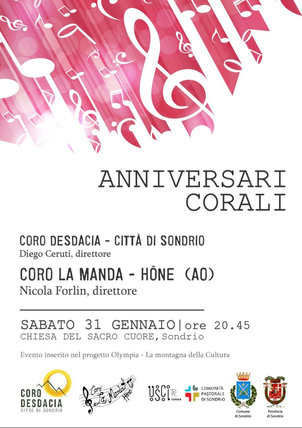Immagine Evento Anniversari corali | Calendario Valtellinese