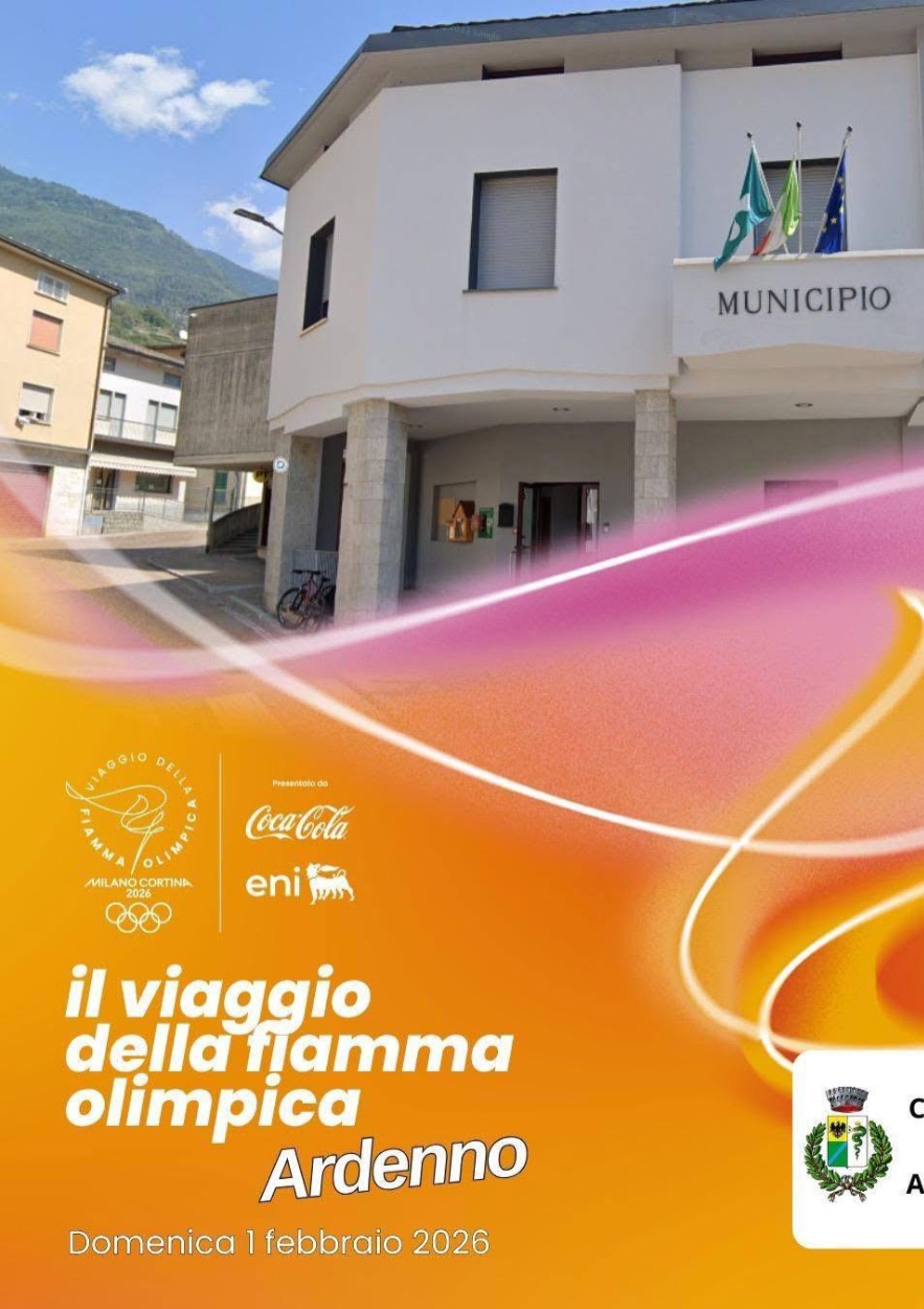 Immagine Evento Il viaggio della fiamma olimpica - Ardenno | Calendario Valtellinese