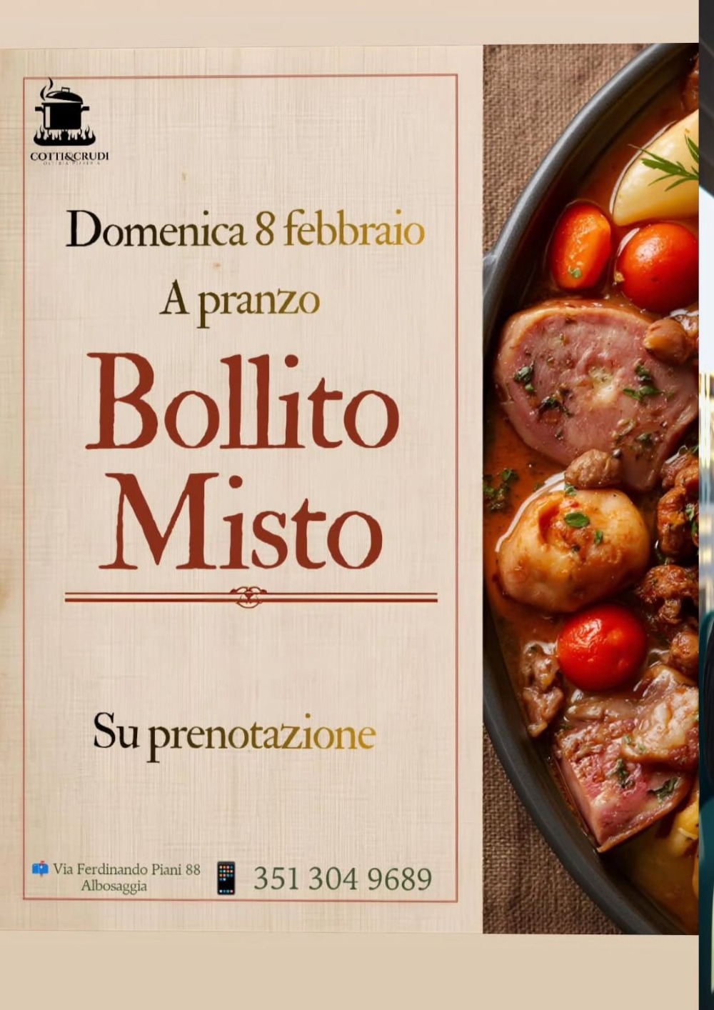 Immagine Evento Bollito misto | Calendario Valtellinese