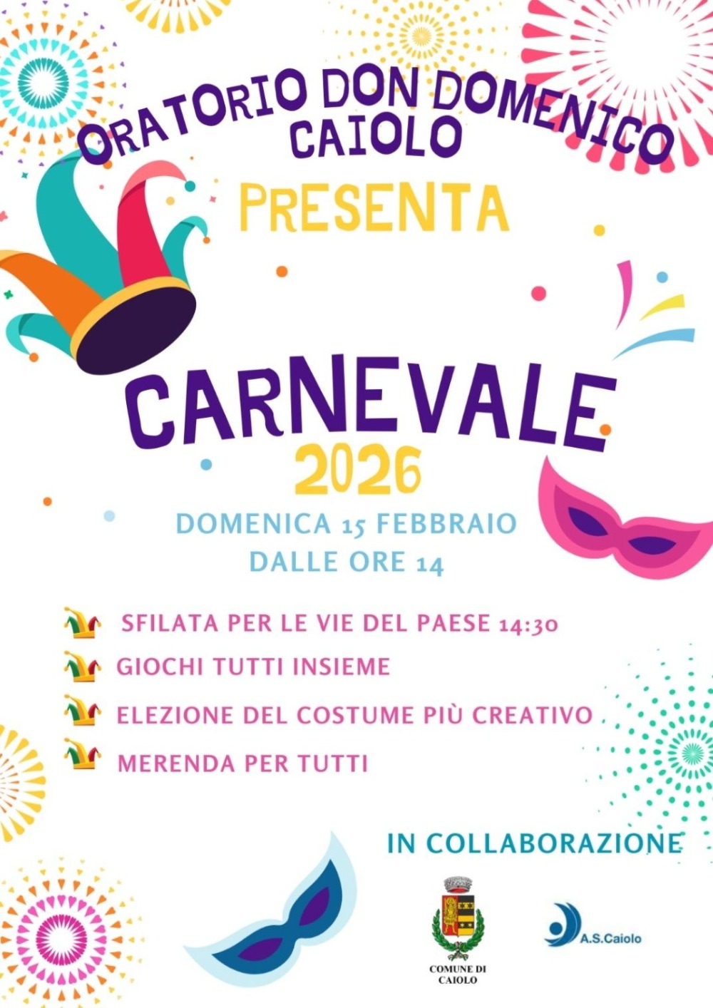 Immagine Evento Carnevale a Caiolo | Calendario Valtellinese