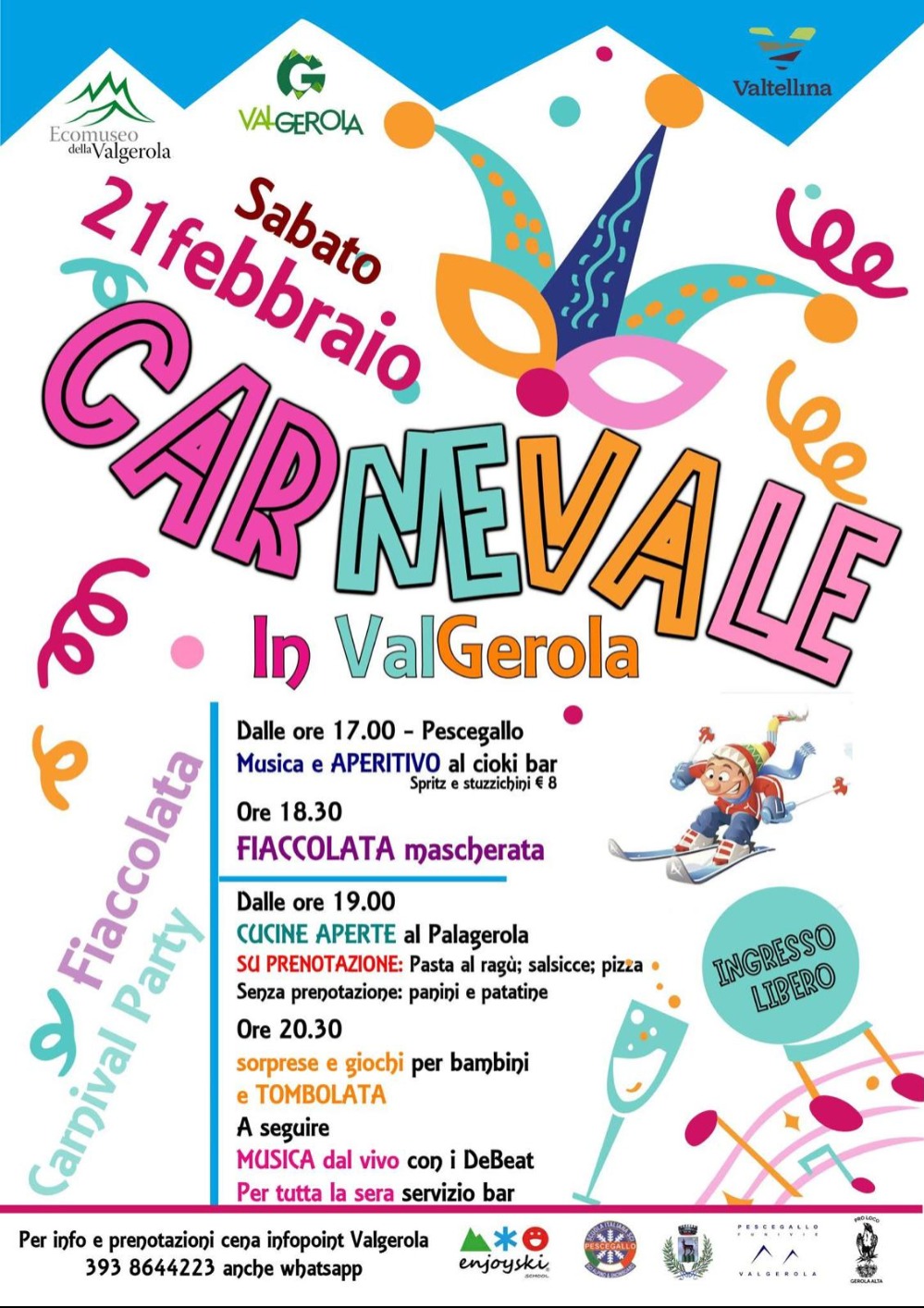Immagine Evento Carnevale in Valgerola | Calendario Valtellinese