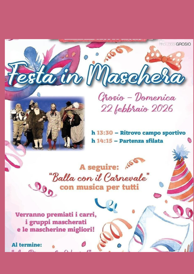 Immagine Evento Carneval vecc | Calendario Valtellinese