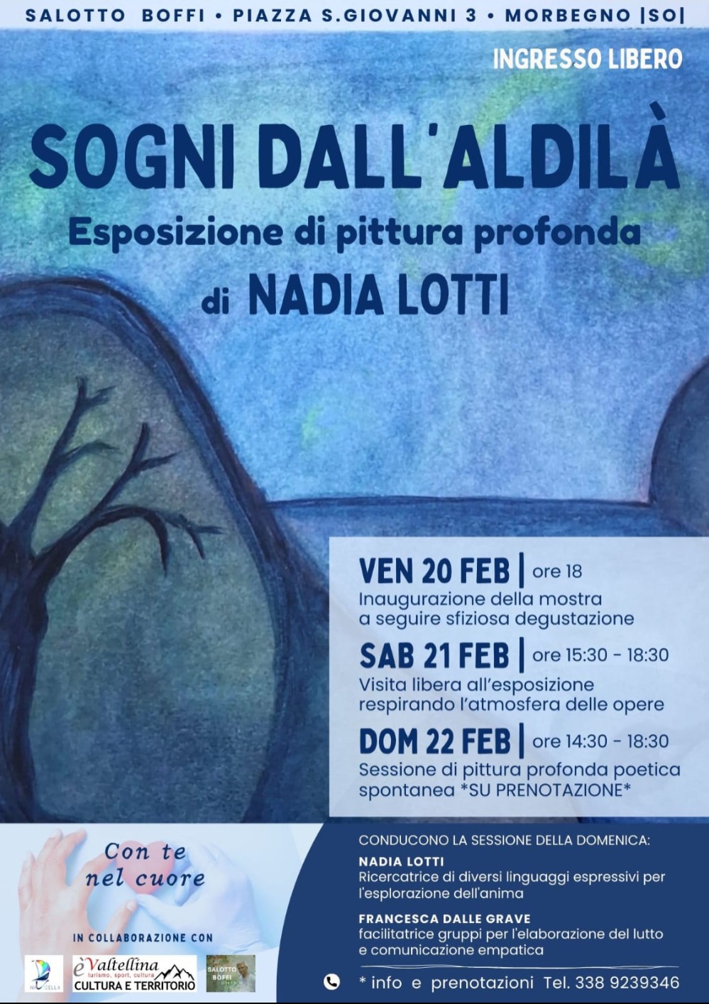 Immagine Evento Sogni dall’aldilà: esposizione di pittura | Calendario Valtellinese