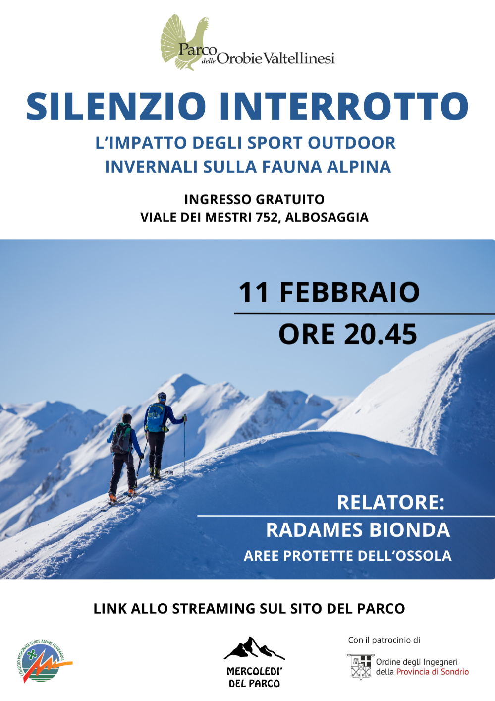 Immagine Evento Silenzio Interrotto | Calendario Valtellinese