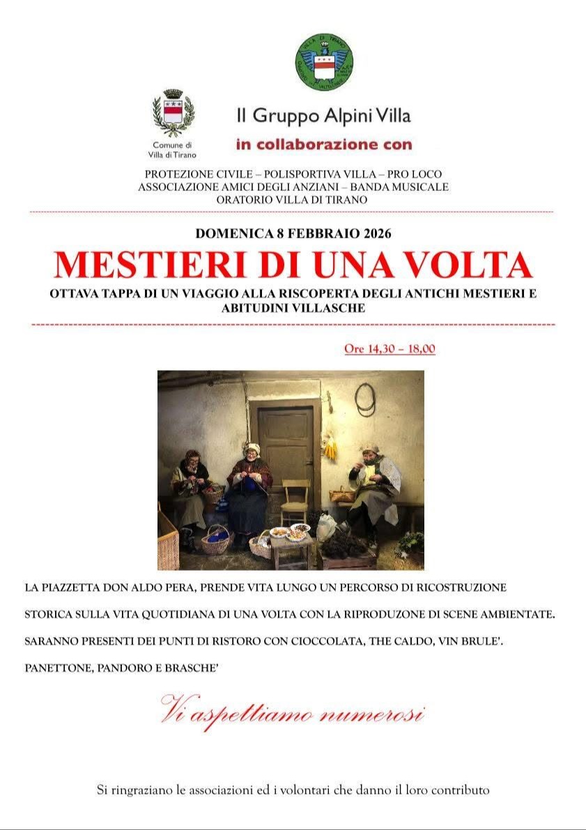 Immagine Evento Mestieri di una volta | Calendario Valtellinese