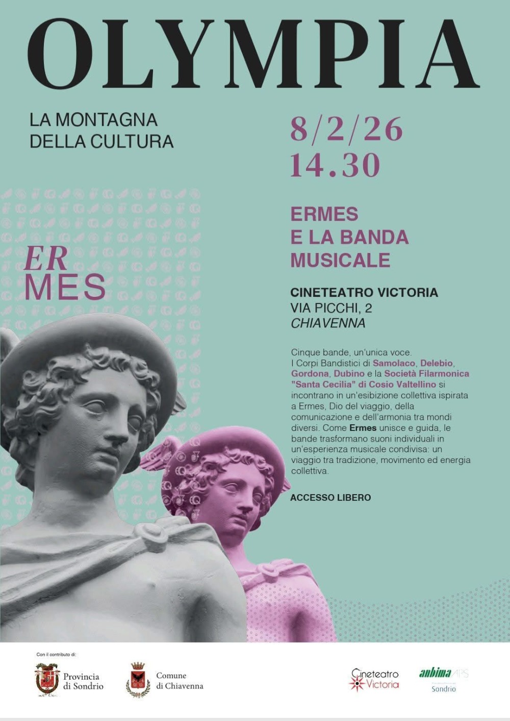 Immagine Evento Oympia - Ermes e la banda musicale | Calendario Valtellinese