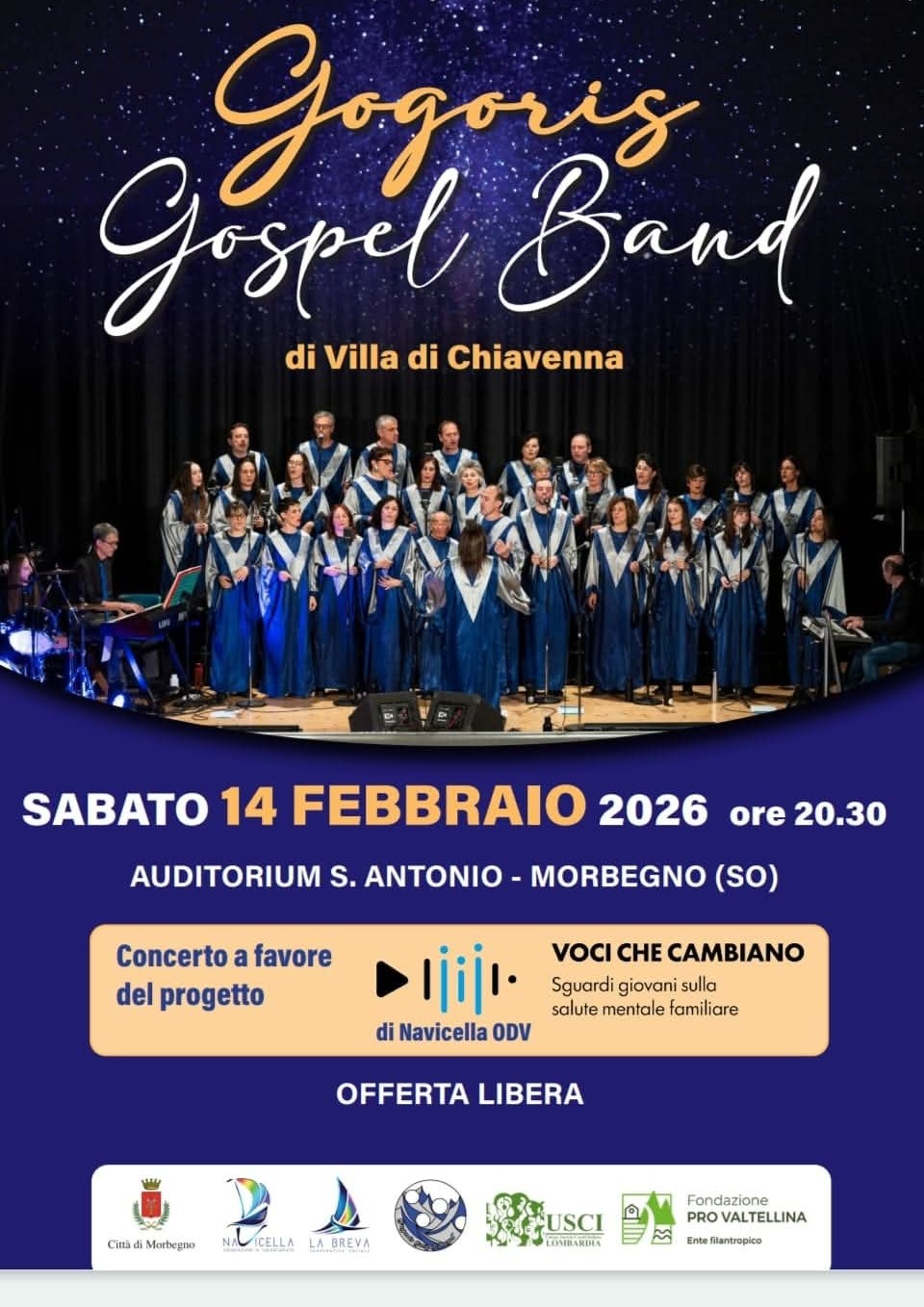 Immagine Evento Gogoris Gospel Band | Calendario Valtellinese