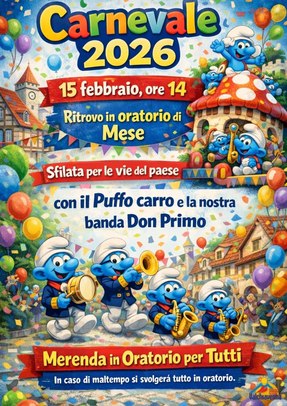 Immagine Evento Carnival in Mese | Calendario Valtellinese