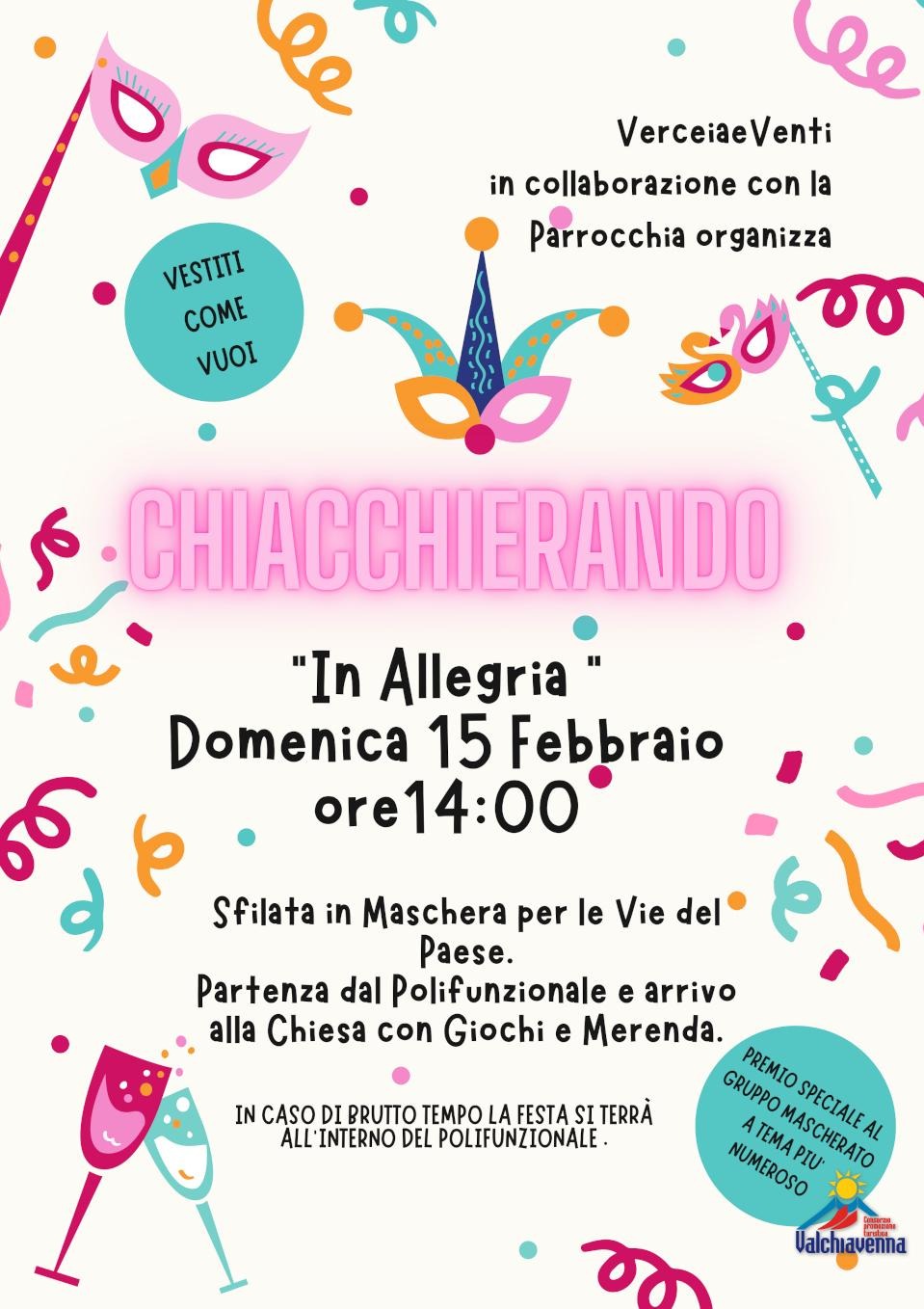 Immagine Evento Carnival in Verceia | Calendario Valtellinese