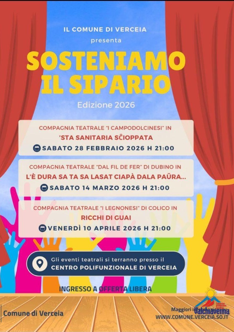 Immagine Evento We support the curtain | Calendario Valtellinese