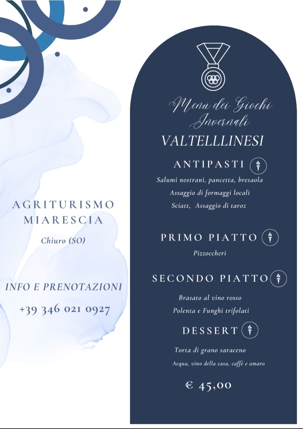 Immagine Evento Menù dei giochi invernali | Calendario Valtellinese