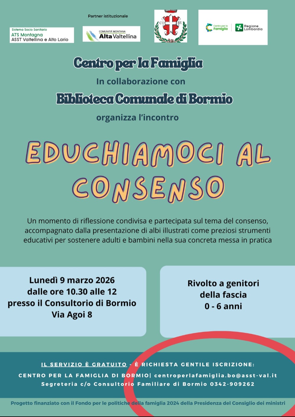 Immagine Evento Educare con Consenso | Calendario Valtellinese
