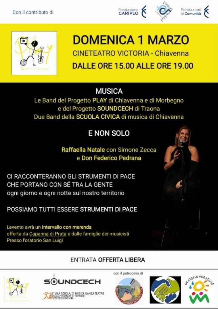 Immagine Evento “Strumenti di pace” | Calendario Valtellinese