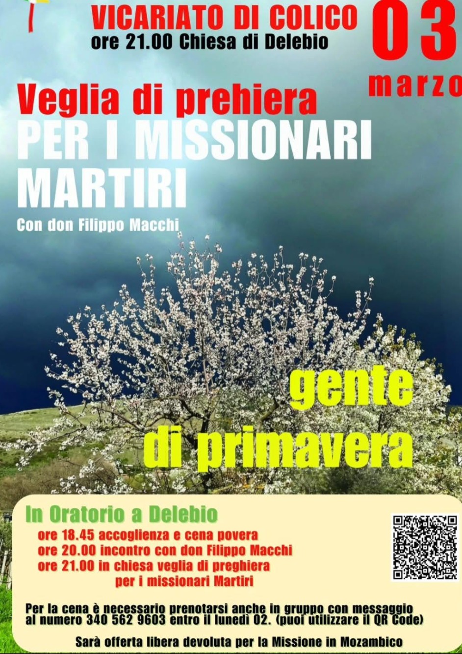 Immagine Evento Veglia di preghiera per i missionari martiri | Calendario Valtellinese