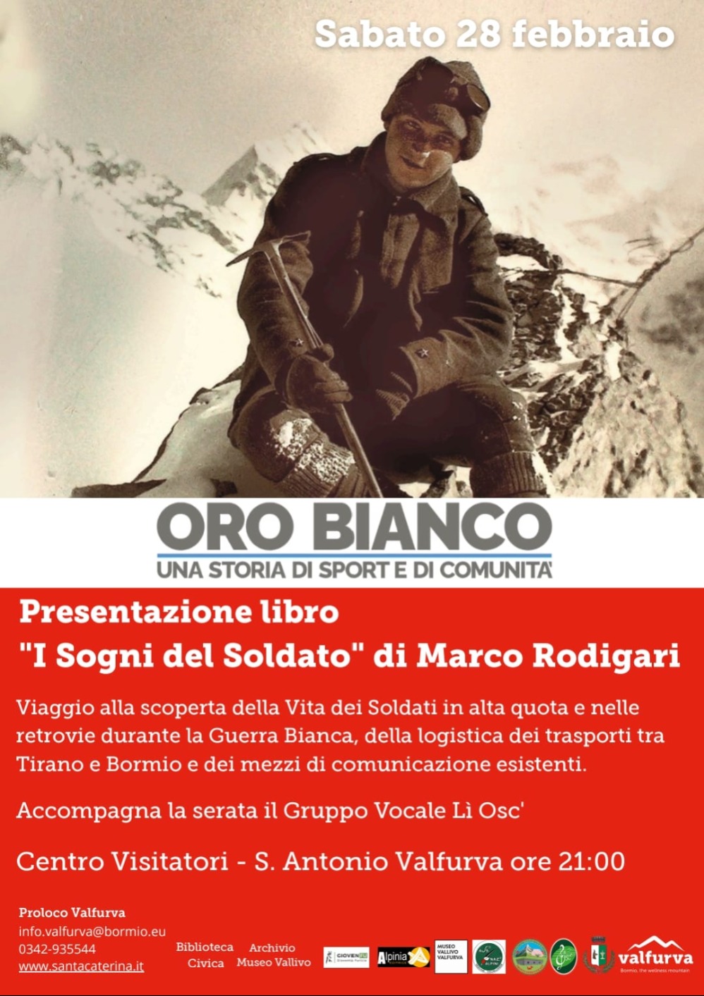 Immagine Evento Presentazione libro "I sogni del soldato" | Calendario Valtellinese