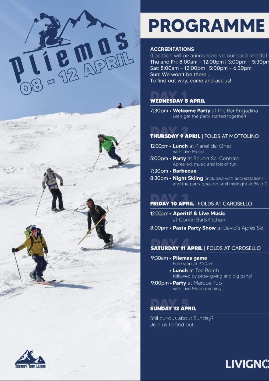 Immagine Evento Pliemas | Calendario Valtellinese