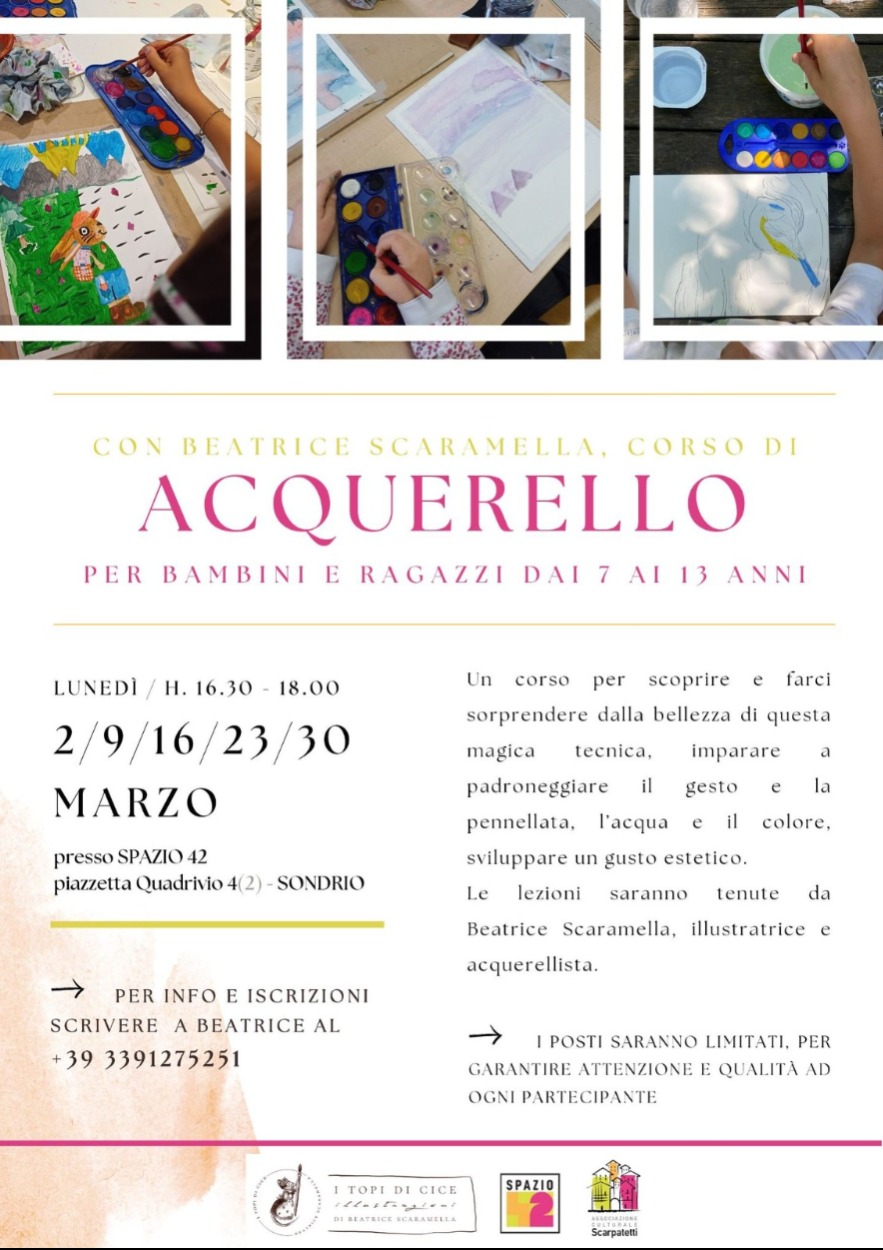 Immagine Evento Corso di Acquerello | Calendario Valtellinese