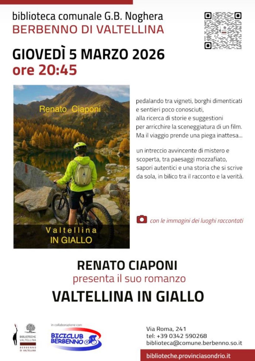 Immagine Evento Valtellina in Giallo | Calendario Valtellinese