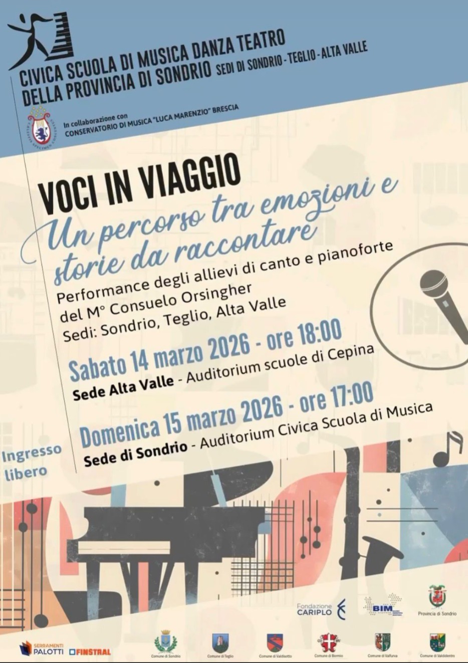 Immagine Evento Voci in viaggio | Calendario Valtellinese