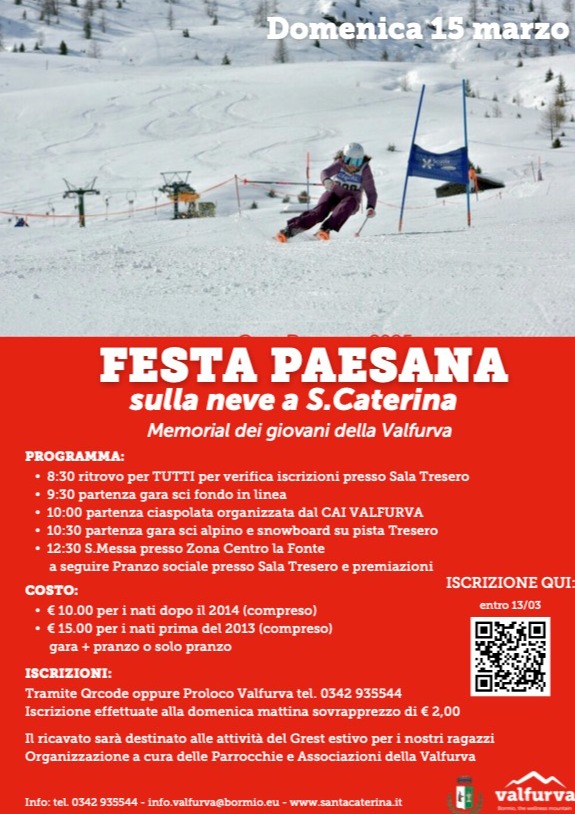 Immagine Evento Festa Paesana sulla neve a S. Caterina | Calendario Valtellinese