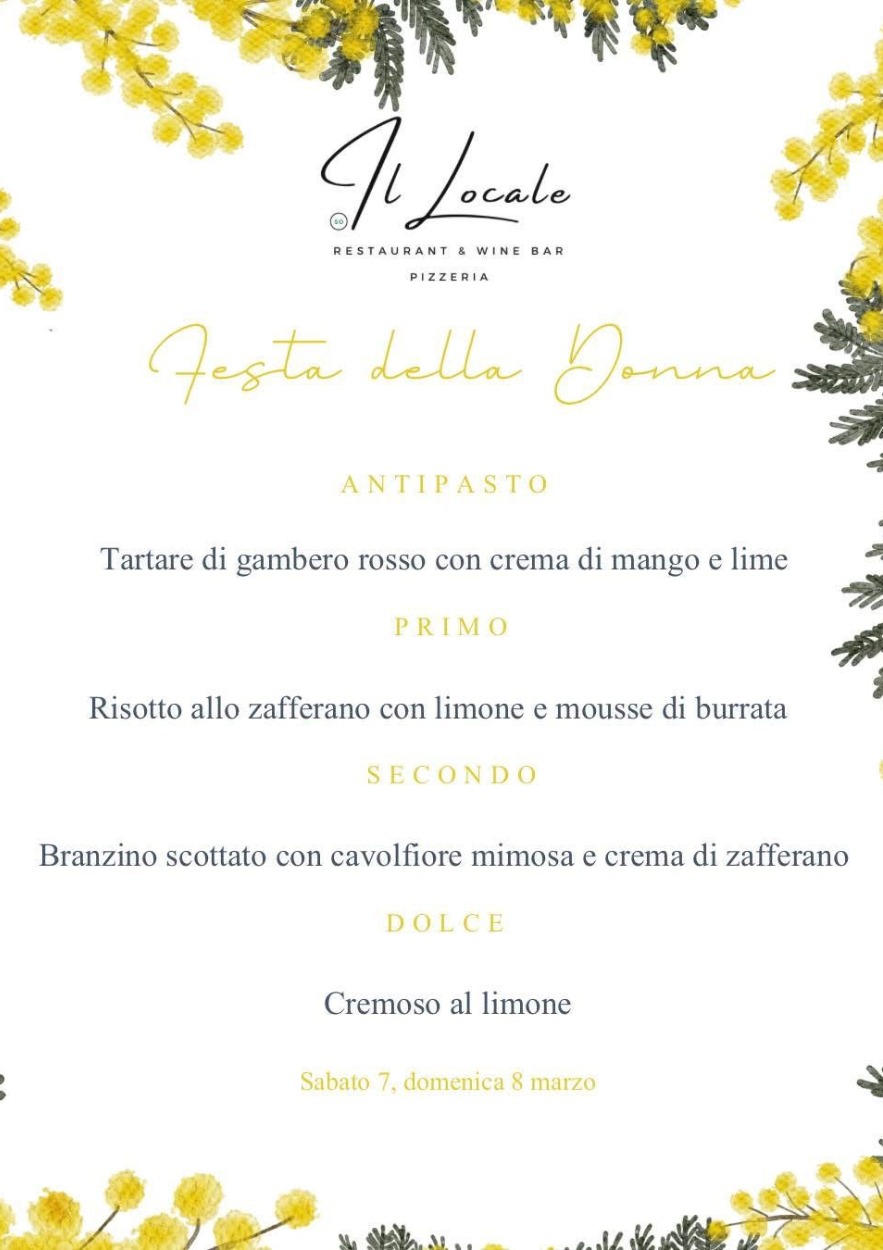 Immagine Evento Festa della donna a Il Locale | Calendario Valtellinese