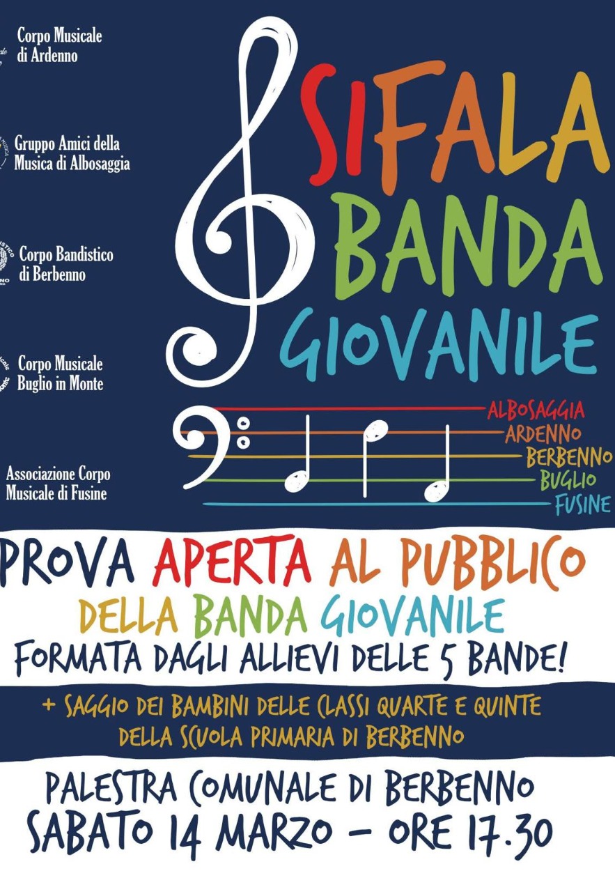 Immagine Evento Sifala banda giovanile | Calendario Valtellinese