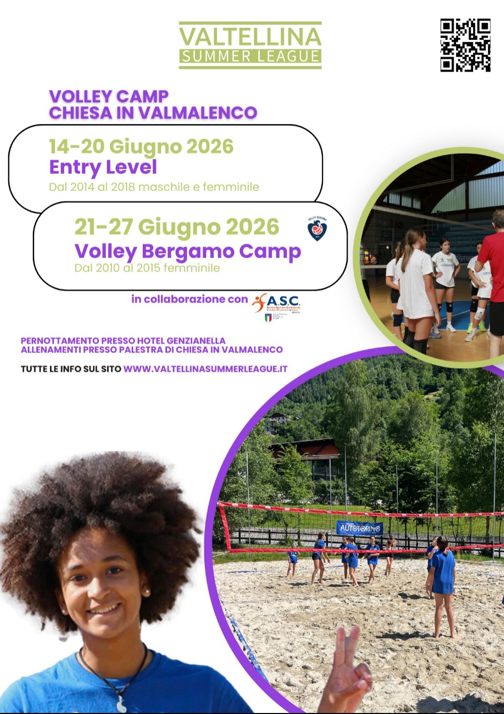 Immagine Evento Volley Camp Chiesa in Valmalenco | Calendario Valtellinese