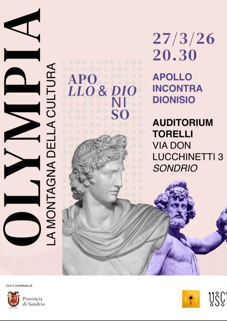 Immagine Evento Olympia – Apollo incontra Dionisio | Calendario Valtellinese