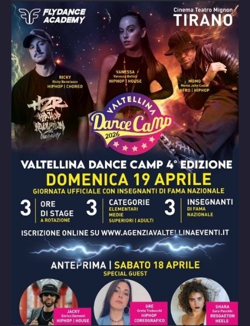Immagine Evento Valtellina Dance Camp | Calendario Valtellinese