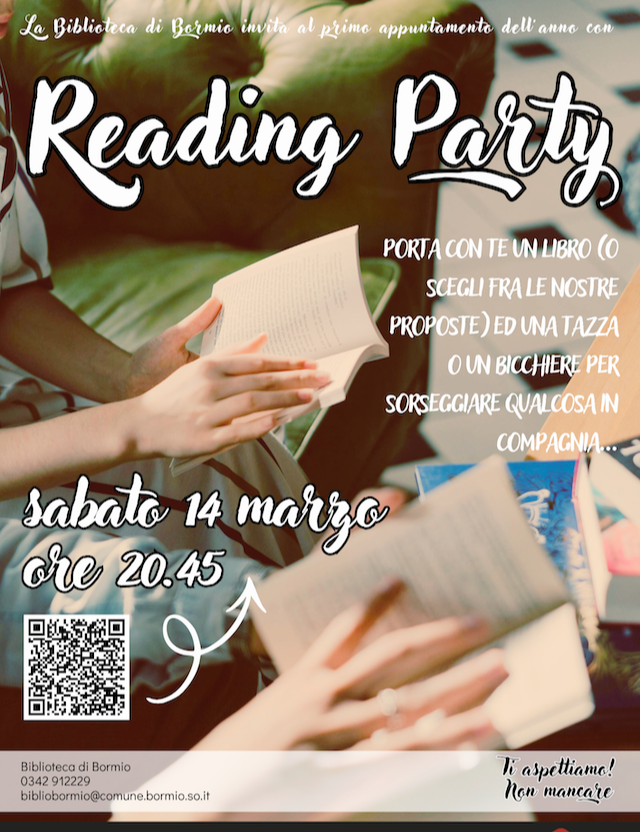Immagine Evento Reading Party | Calendario Valtellinese