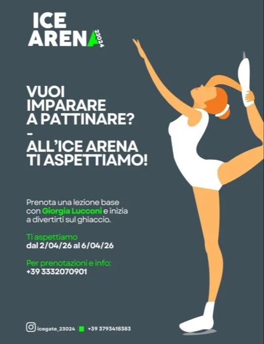 Immagine Evento Imparare a pattinare all’Ice Arena | Calendario Valtellinese