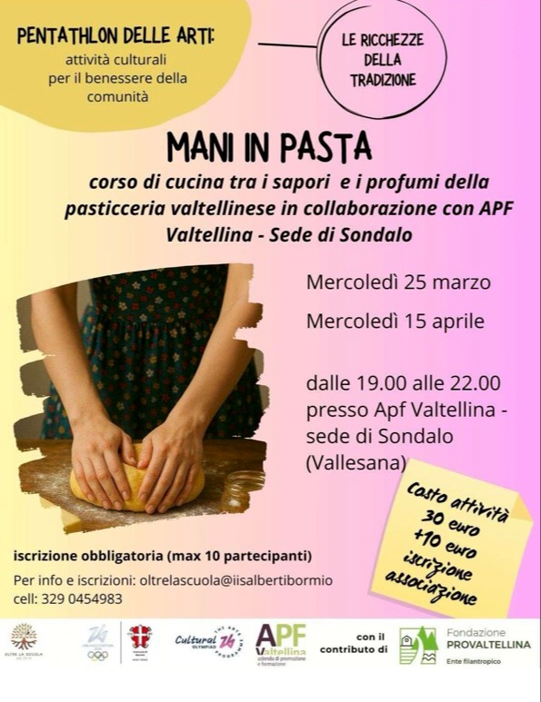 Immagine Evento Mani in Pasta | Calendario Valtellinese