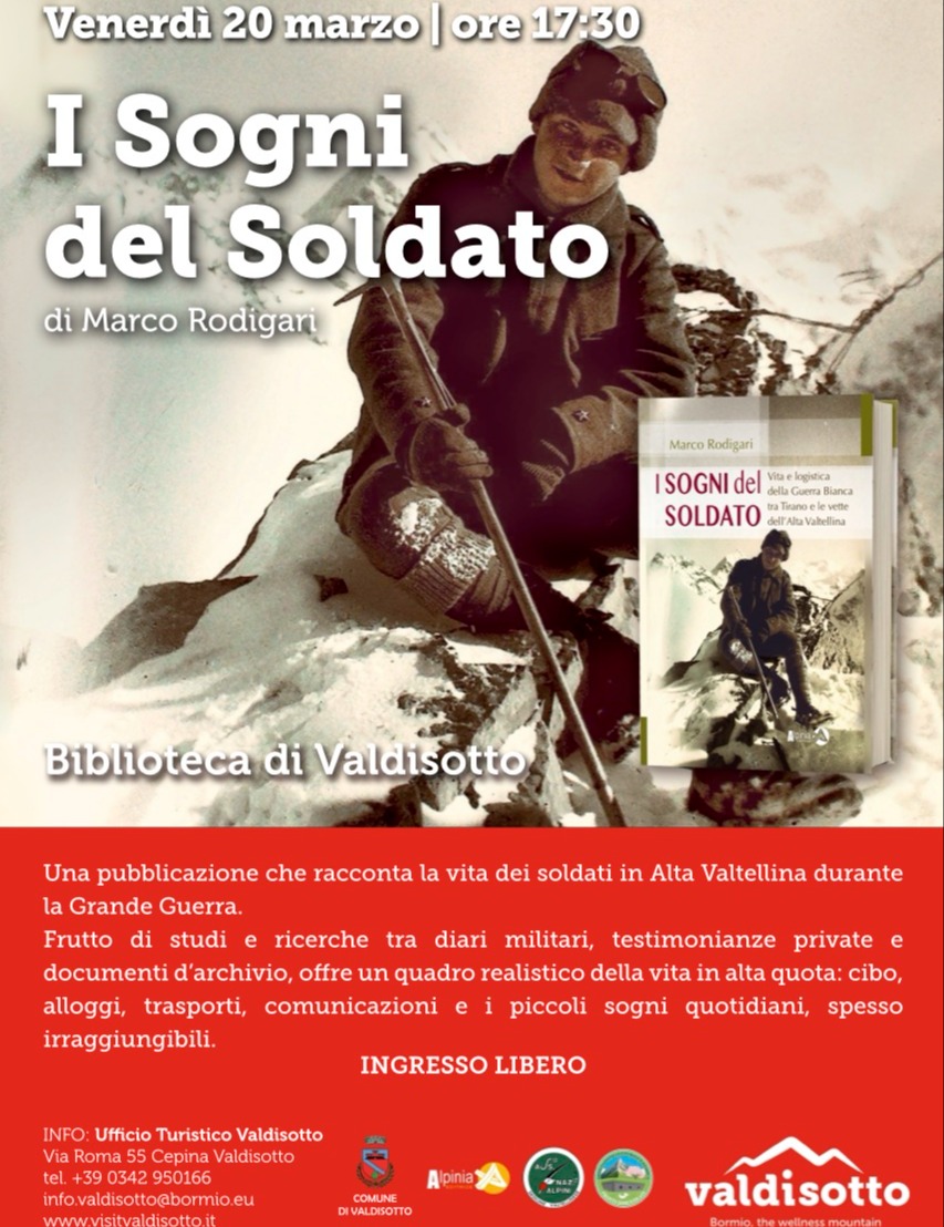 Immagine Evento Presentazione libro “I Sogni del Soldato” | Calendario Valtellinese