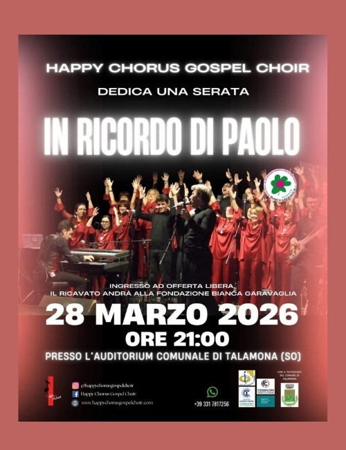 Immagine Evento In ricordo di Paolo | Calendario Valtellinese