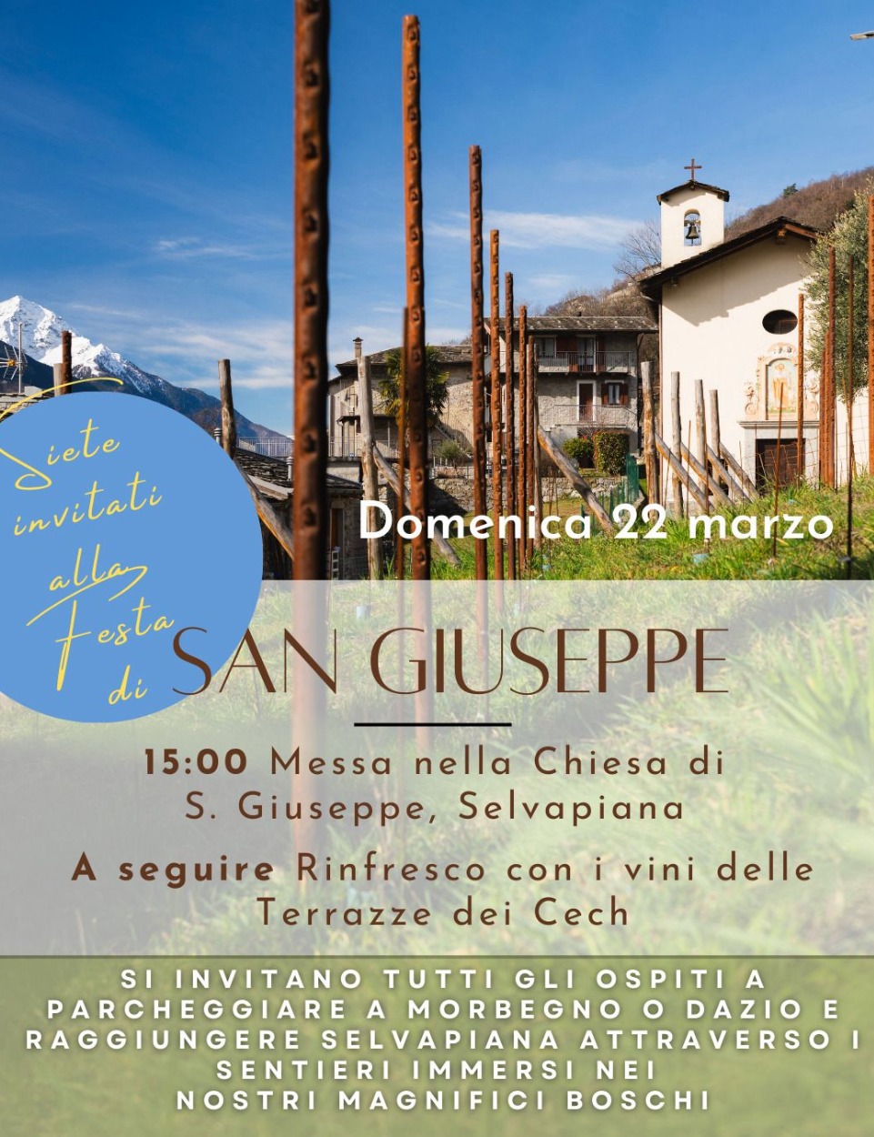 Immagine Evento Festa di San Giuseppe | Calendario Valtellinese