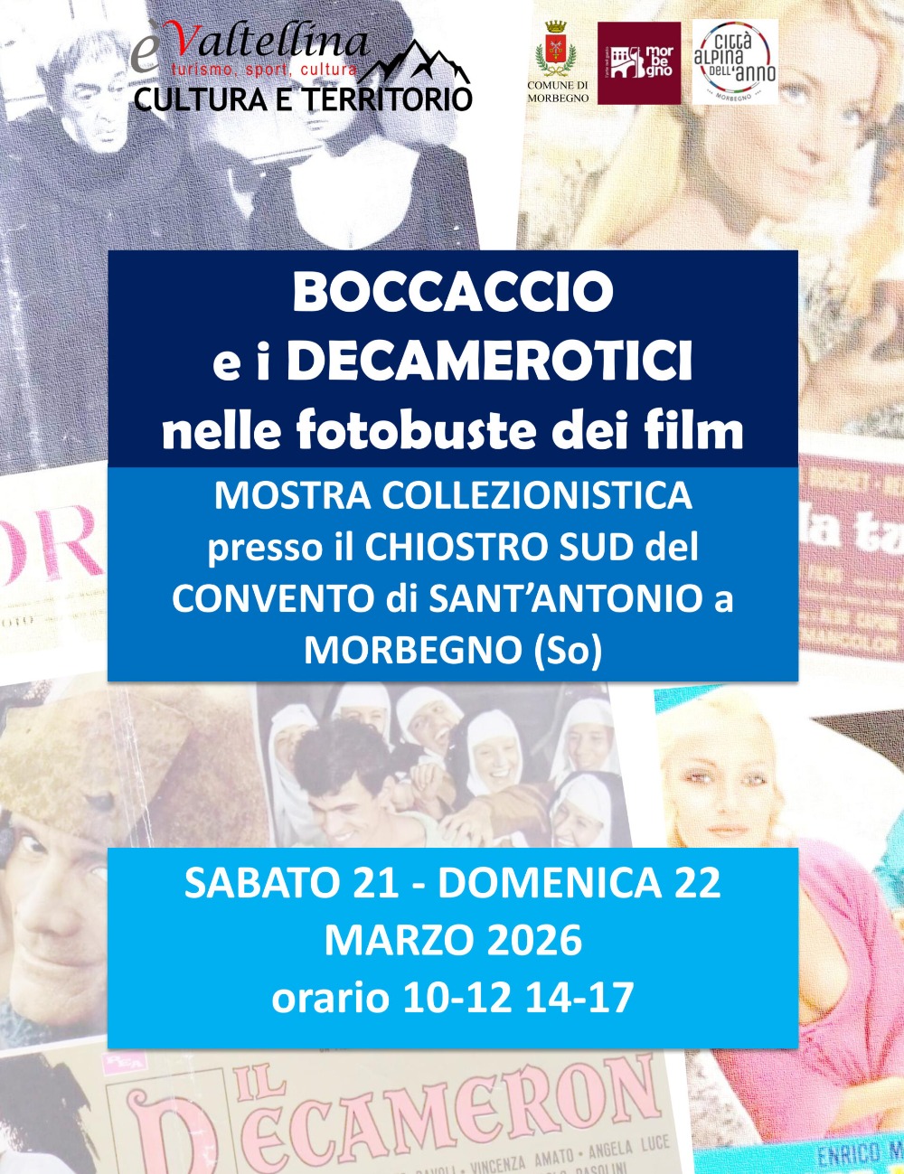 Immagine Evento Mostra collezionistica “Boccaccio e i Decamerotici” | Calendario Valtellinese