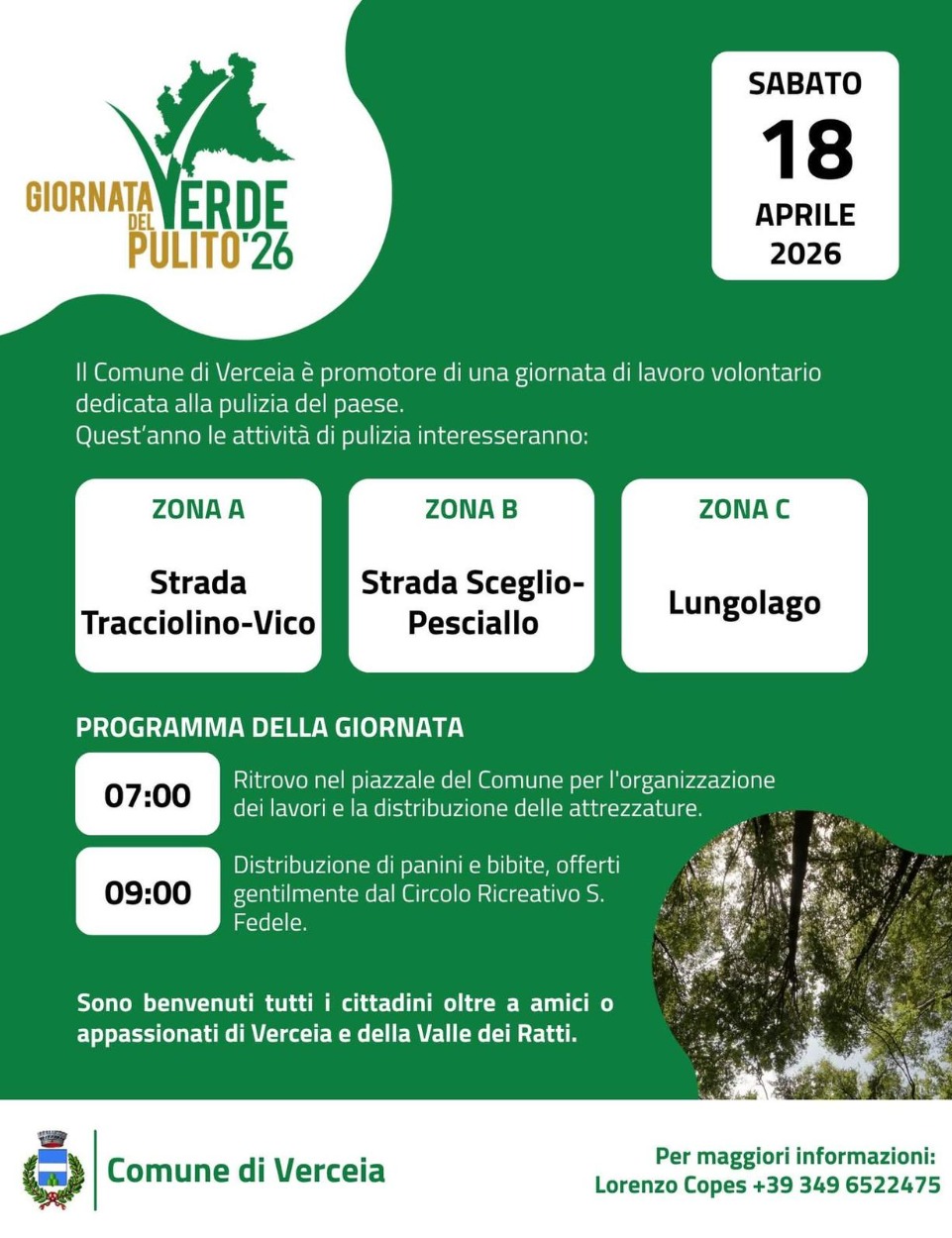 Immagine Evento Giornata del verde pulito | Calendario Valtellinese
