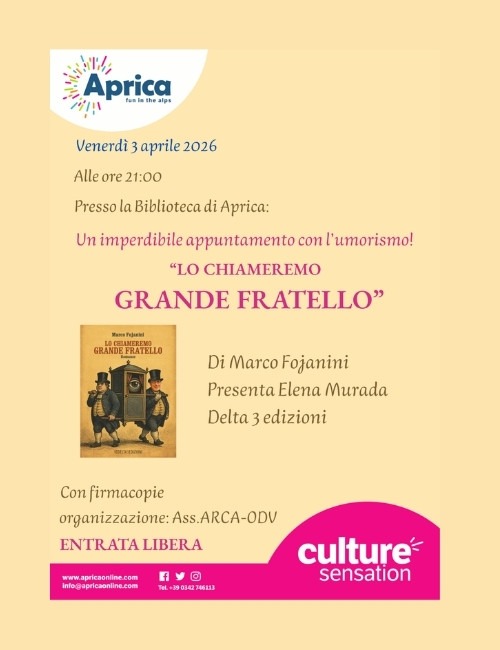 Immagine Evento Lo chiameremo Grande Fratello | Calendario Valtellinese