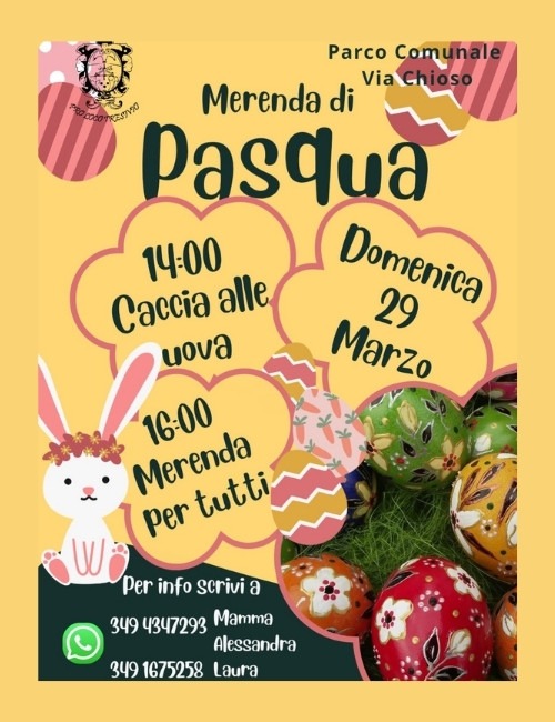 Immagine Evento Merenda di Pasqua | Calendario Valtellinese