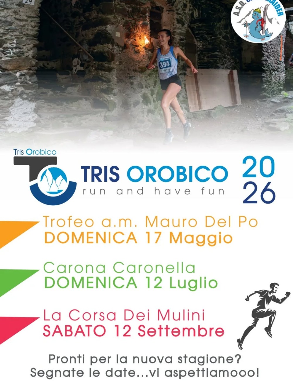 Immagine Evento Tris Orobicao - run and have fun | Calendario Valtellinese