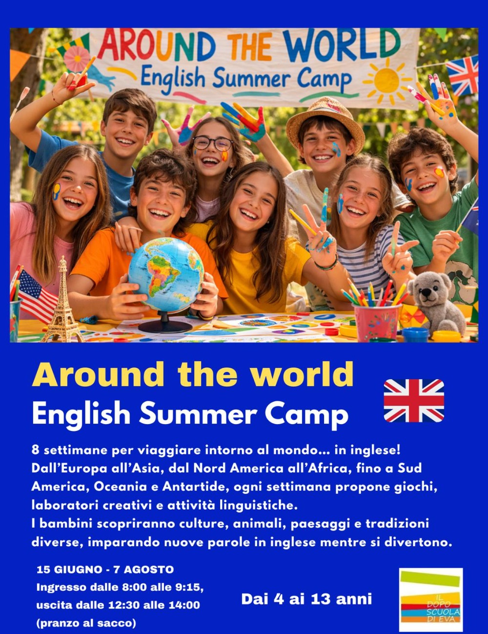 Immagine Evento Around the world – English Summer Camp | Calendario Valtellinese