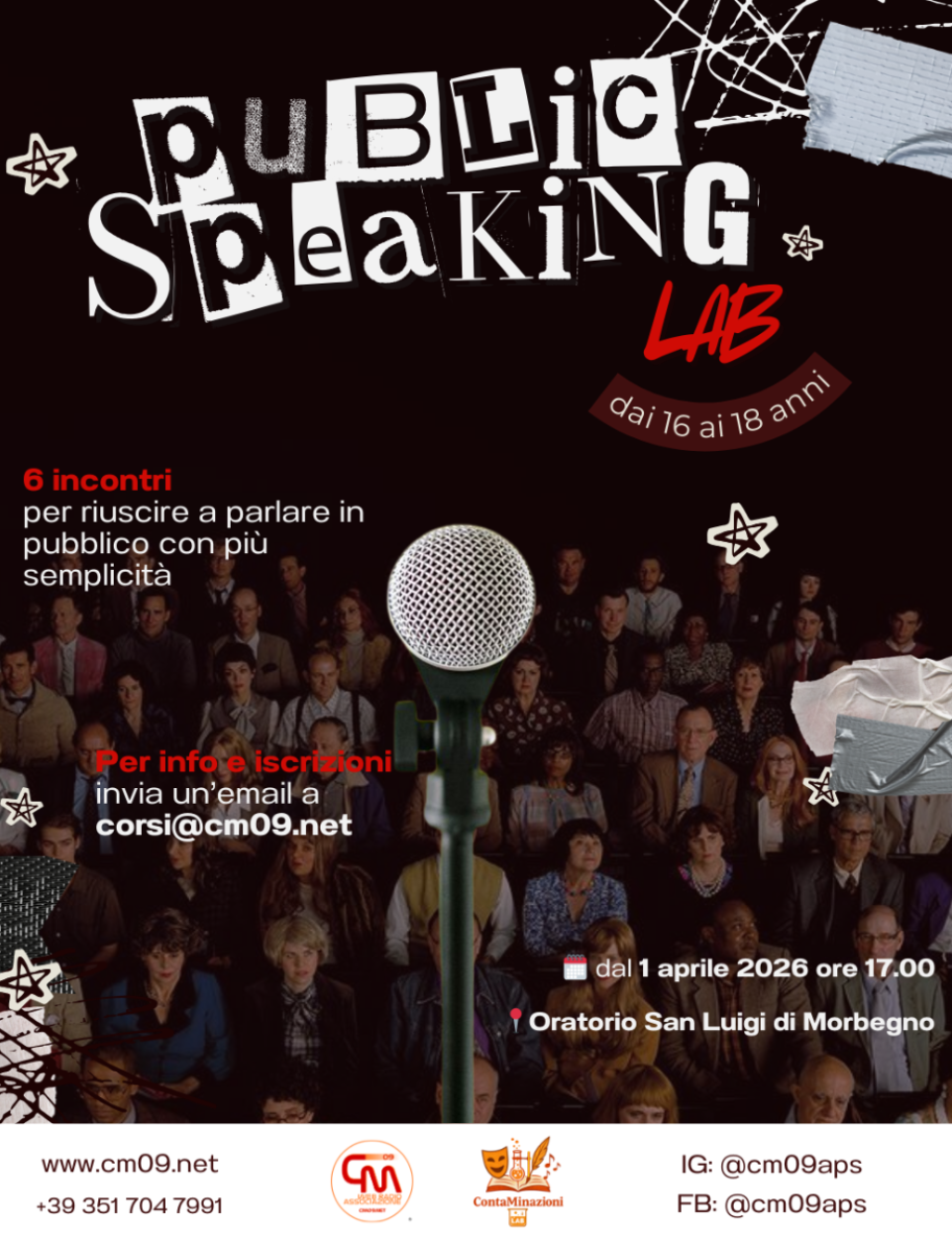 Immagine Evento Public Speaking Lab | Calendario Valtellinese