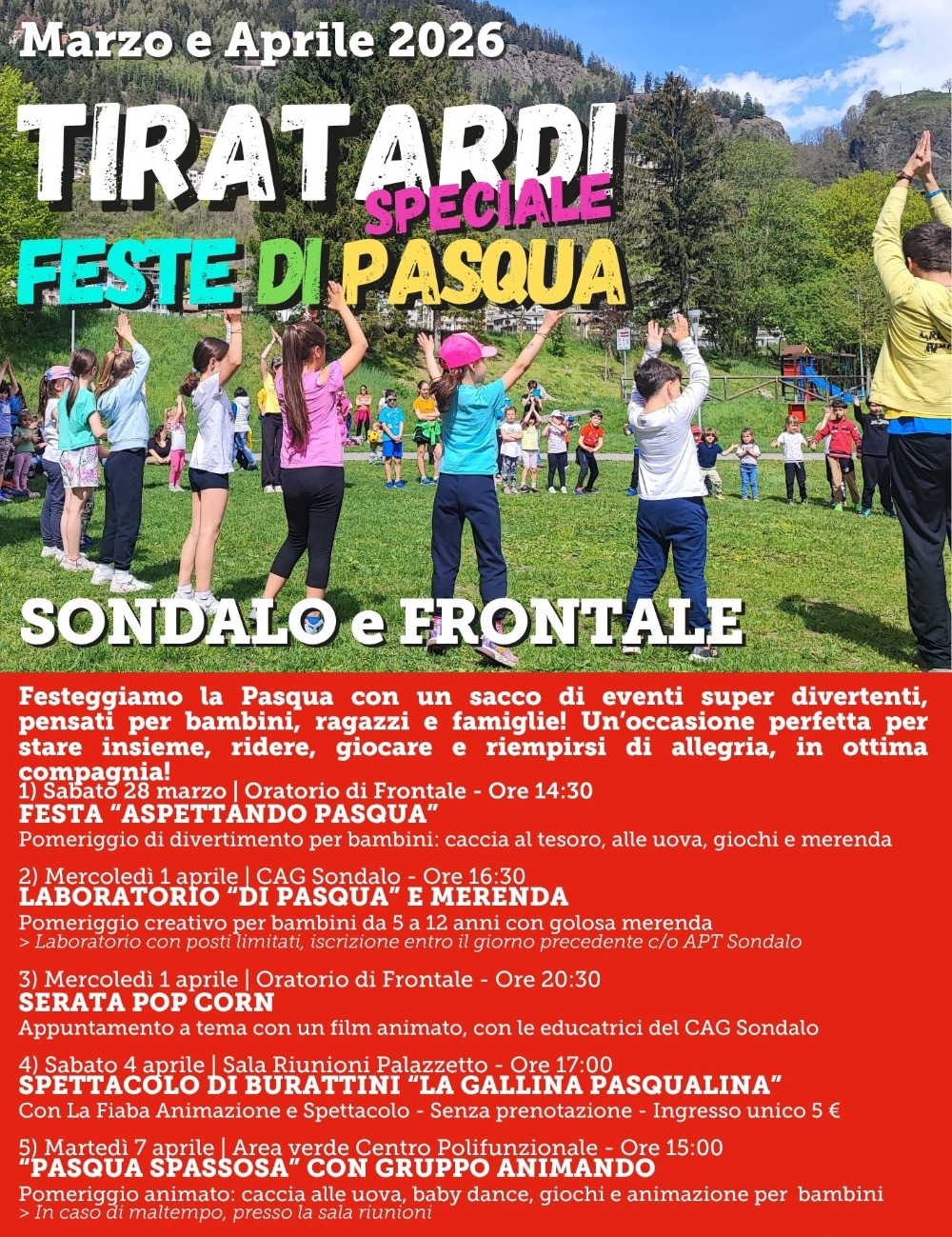 Immagine Evento Tiratardi speciale Feste di Pasqua | Calendario Valtellinese