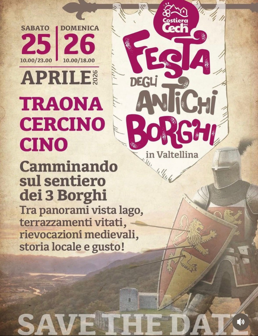 Immagine Evento Festa degli Antichi Borghi in Valtellina | Calendario Valtellinese