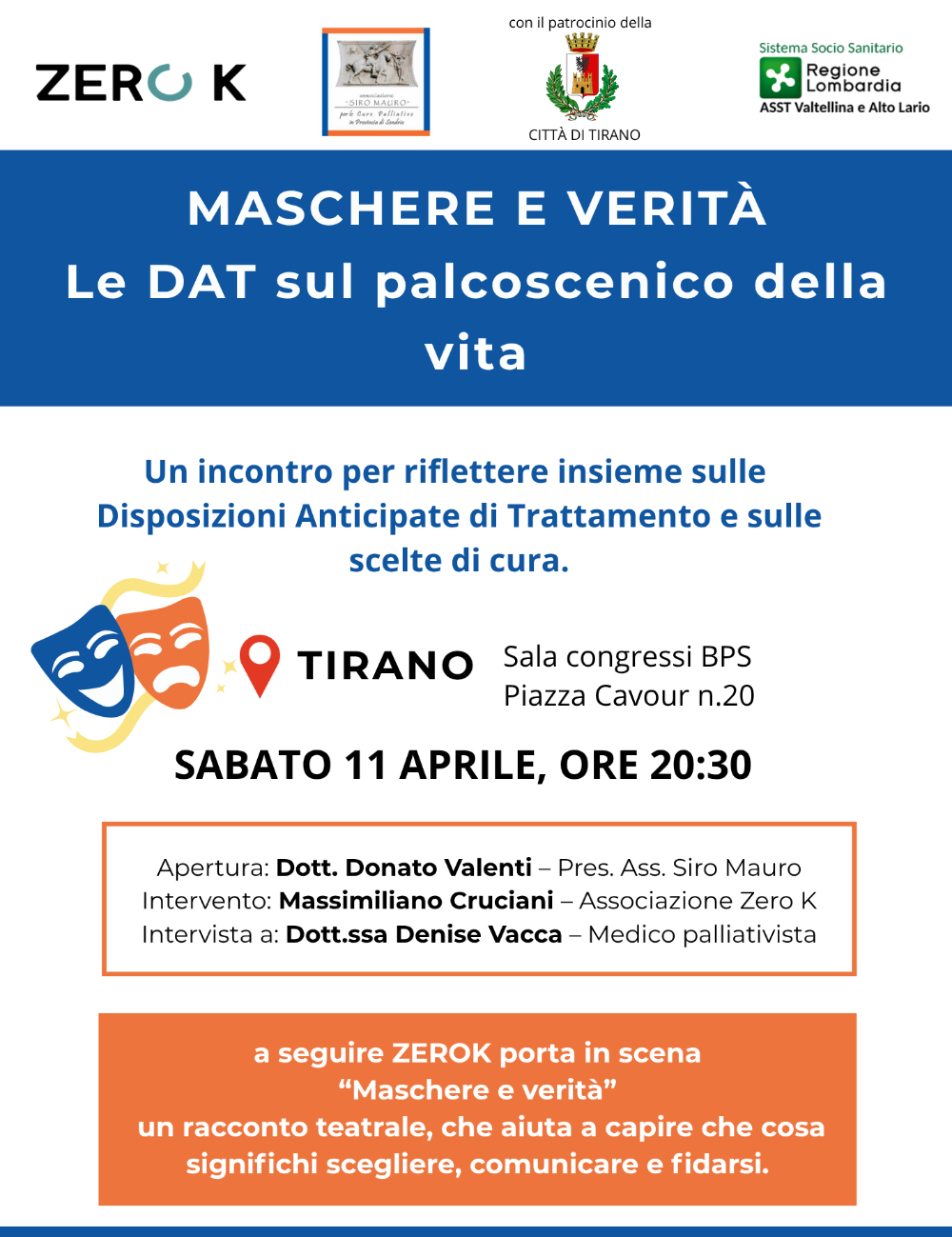 Immagine Evento Maschere e verità | Calendario Valtellinese