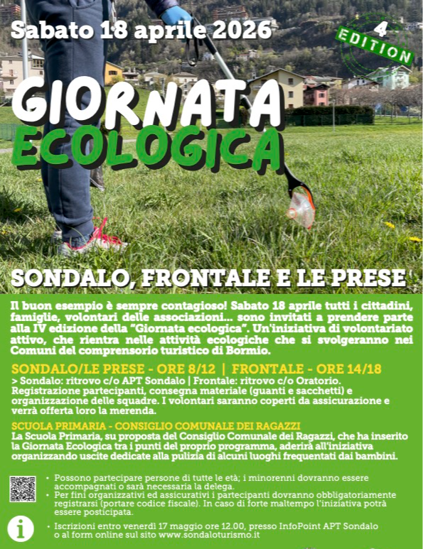 Immagine Evento Giornata Ecologica a Sondalo | Calendario Valtellinese