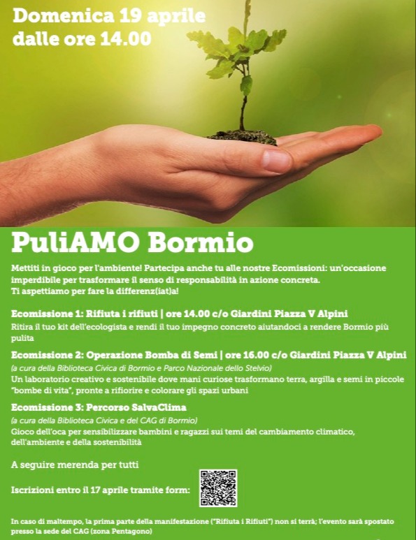 Immagine Evento PuliAMO Bormio | Calendario Valtellinese